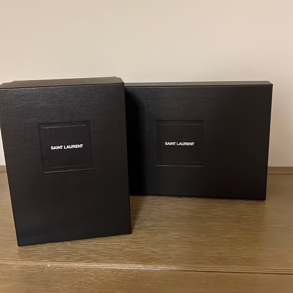 Various sizes of Saint Laurent gift boxes quantity 2.